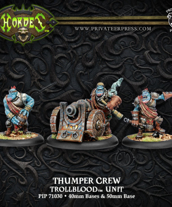 Hordes: Trollbloods Trollkin Thumper Crew Unit - for just $34.99! 