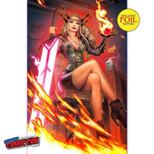 [FOIL] REALM OF X #1 [FALL] UNKNOWN COMICS DAVID NAKAYAMA EXCLUSIVE NYCC FOIL VIRGIN VAR (10/25/2023) - for just $35! 