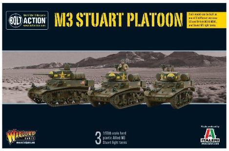 Bolt Action: M5 Stuart Platoon (2nd Edition) - for just $80! 