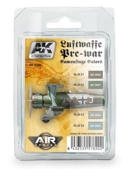AK Interactive: Luftwaffe Pre-War Camouflage Set - for just $12.99! 