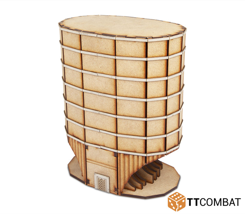 TTCombat 10mm Terrain: Sci-fi Scenics - Oval Building - for just $14.99! 