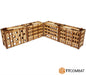 TTCombat 10mm Terrain: Sci-fi Scenics - Brownstone Rows - for just $15! 