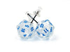 Chessex Dice: Stud Earrings - Borealis Icicle Mini-Poly d20 Pair - for just $9.98! 