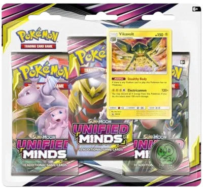 Sun & Moon: Unified Minds - 3-Pack Blister (Vikavolt) - for just $300! 
