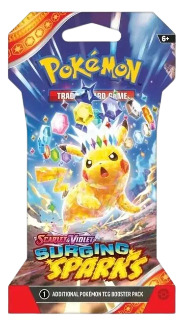 Scarlet & Violet: Surging Sparks - Sleeved Booster Pack - for just $10! 
