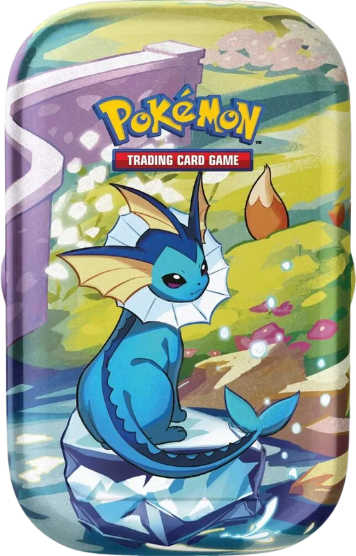 Scarlet & Violet: Prismatic Evolutions Mini Tin (Vaporeon) - for just $40! 