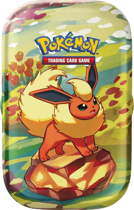 Scarlet & Violet: Prismatic Evolutions Mini Tin (Flareon) - for just $40! 