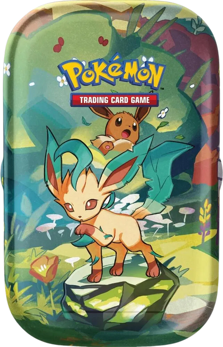 Scarlet & Violet: Prismatic Evolutions Mini Tin (Leafeon) - for just $40! 