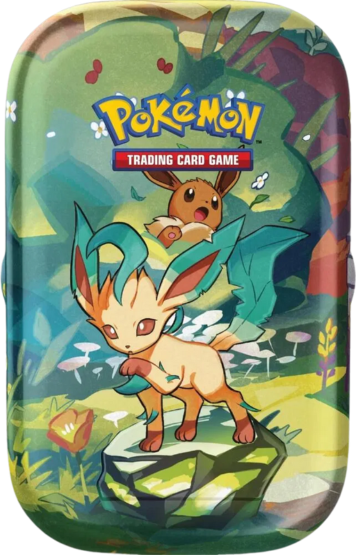 Scarlet & Violet: Prismatic Evolutions Mini Tin (Leafeon) - for just $40! 