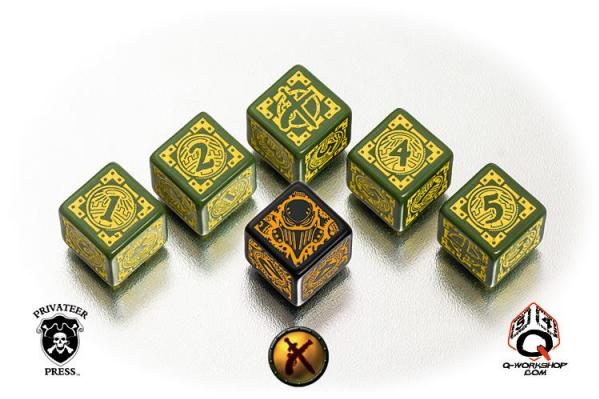 Warmachine: Mercenaries Faction Dice - for just $18! 