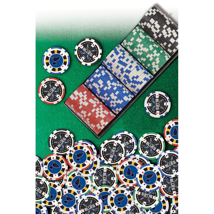 St. Louis Blues 100 Piece Poker Chips - for just $19.99! 