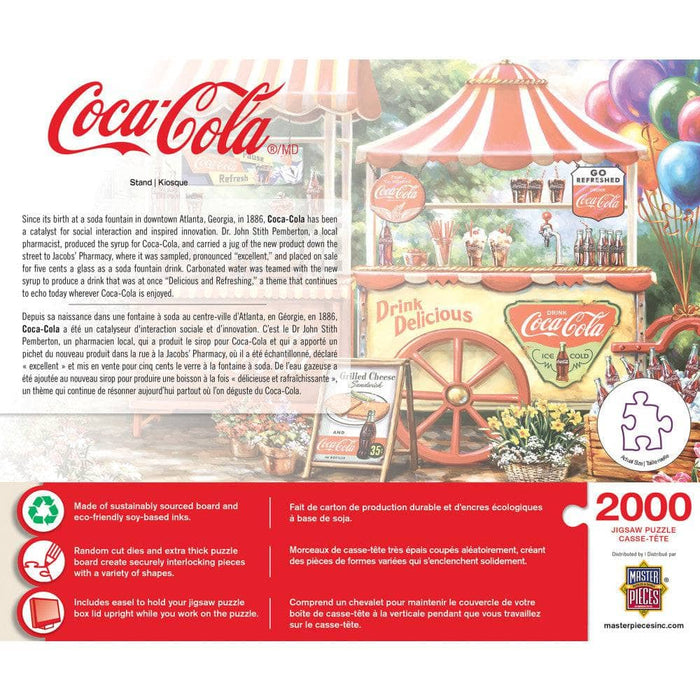 Signature Collection - Coca-Cola Stand 2000 Piece Jigsaw Puzzle - for just $24.99! 