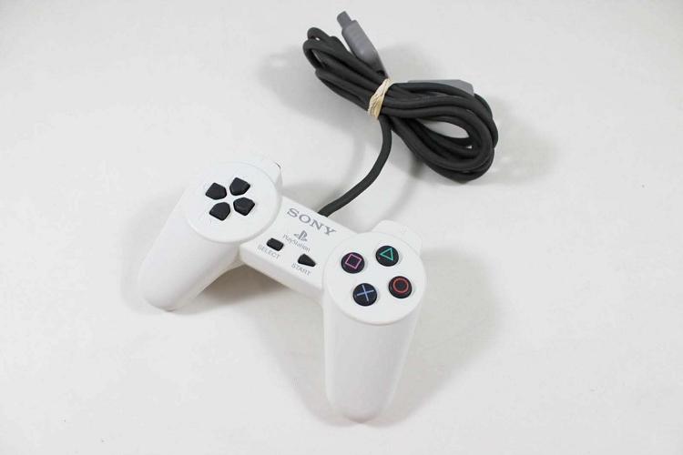 White PSOne Controller (Playstation) - Just $24.99! Shop now at Retro Gaming of Denver