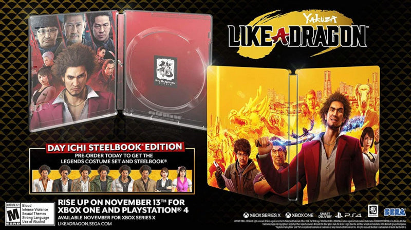 Yakuza: Like A Dragon (Day Ichi Steelbook Edition) (Xbox One/Xbox Series X) - for just $0! 