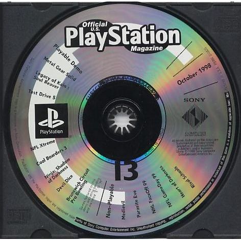 Playstation Magazine October 1998 Demo Disc (Playstation) - Premium Video Games - Just $6.99! Shop now at Retro Gaming of Denver
