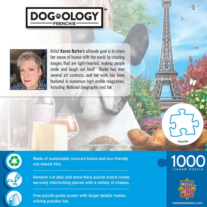 Dogology - Frenchie 1000 Piece Jigsaw Puzzle - for just $16.99! 