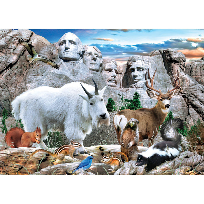 Mount Rushmore National Memorial 500 Piece Jigsaw Puzzle - Just $14.99! Shop now at Retro Gaming of Denver