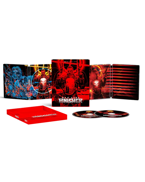 Punisher: War Zone - Limited Edition Steelbook (4K Ultra HD + Blu-ray + Digital) - for just $36.99! 