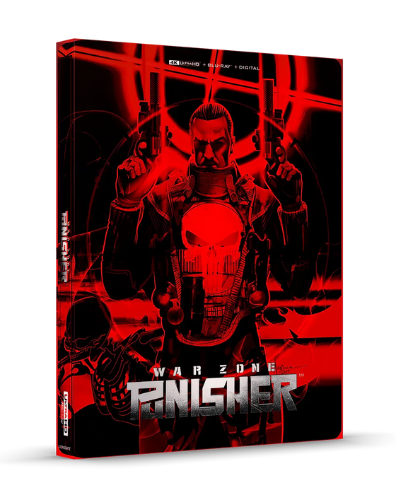 Punisher: War Zone - Limited Edition Steelbook (4K Ultra HD + Blu-ray + Digital) - for just $36.99! 