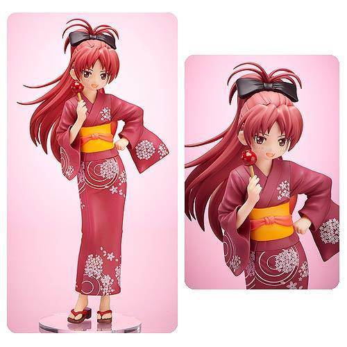 Puella Magi Madoka Magika Kyoko Sakura Yukata Version 1:8 Scale Statue - Just $107.34! Shop now at Retro Gaming of Denver