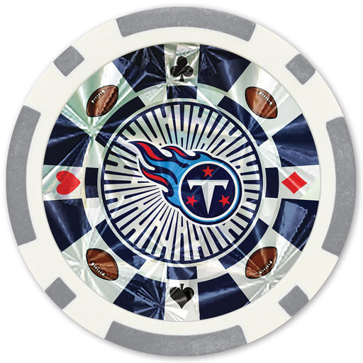 Tennessee Titans 20 Piece Poker Chips - Premium Poker Chips & Sets - Just $5.99! Shop now at Retro Gaming of Denver
