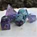 Purple Fluorite Stone Dice Set - Just $89.99! Shop now at Retro Gaming of Denver