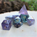 Purple Fluorite Stone Dice Set - Just $89.99! Shop now at Retro Gaming of Denver