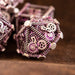 Weird West Wasteland Hollow Metal Dice Set - Purple and Silver - Just $59.99! Shop now at Retro Gaming of Denver