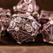 Weird West Wasteland Hollow Metal Dice Set - Purple and Silver - Just $59.99! Shop now at Retro Gaming of Denver