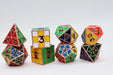 Puzzle Cube: Copper - Metal 8 piece Dice Set - for just $54.99! 