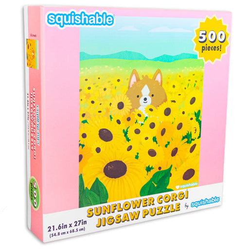 Puzzle: Squishables - Sunflower Corgi - Premium Puzzle - Just $17! Shop now at Retro Gaming of Denver