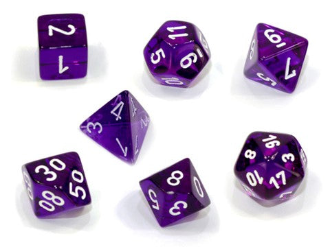 Chessex: Polyhedral Translucent Dice sets - 10mm - for just $5.98! 