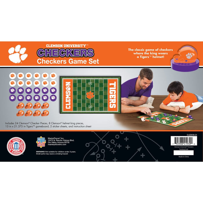 Clemson Tigers Checkers Board Game - for just $19.99! 