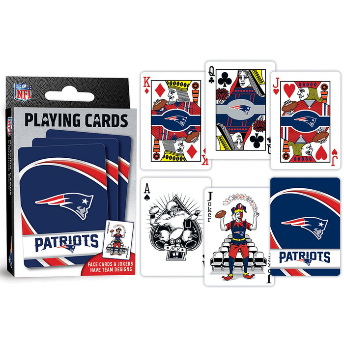 New England Patriots Playing Cards - 54 Card Deck - Just $6.99! Shop now at Retro Gaming of Denver