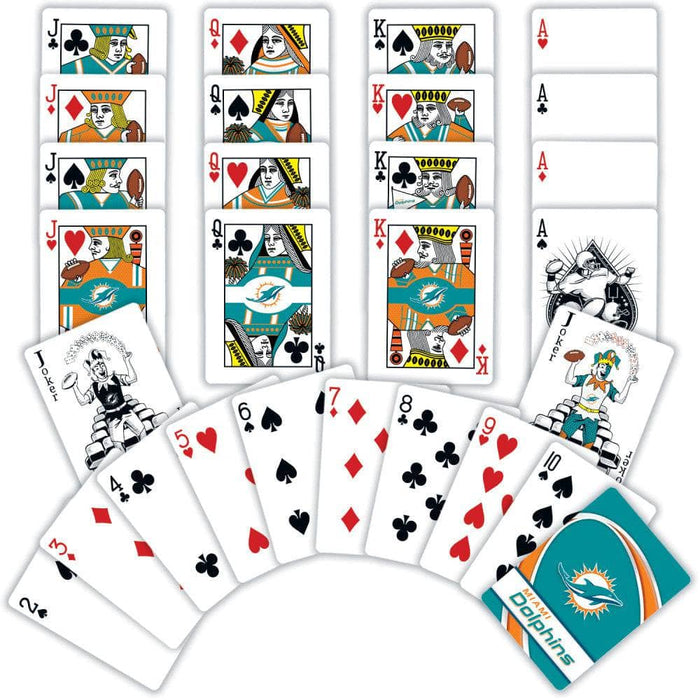 Miami Dolphins Playing Cards - 54 Card Deck - for just $7.99! 