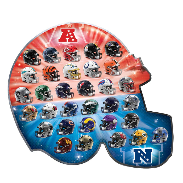 NFL - Teams Helmet 500 Piece Shaped Jigsaw Puzzle - for just $16.99! 