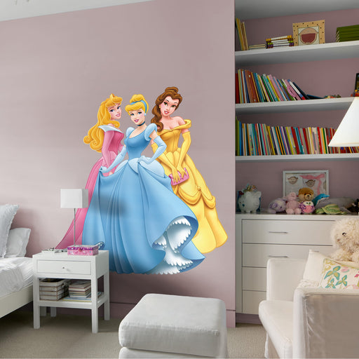 Disney Princess: Aurora, Cinderella & Belle - Officially Licensed Disney Removable Wall Decals - Premium Vinyl Die-Cut Character - Just $109.99! Shop now at Retro Gaming of Denver