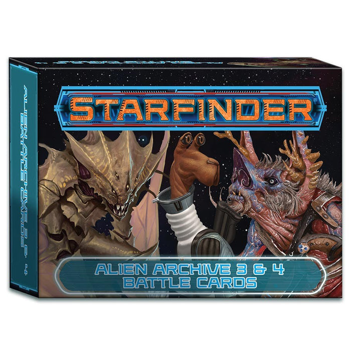 Starfinder: Alien Archive 3 & 4 Battle Cards - for just $59.99! 
