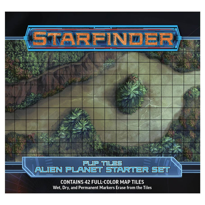 Starfinder: Flip-Tiles - Alien Planet Starter Set - for just $34.99! 