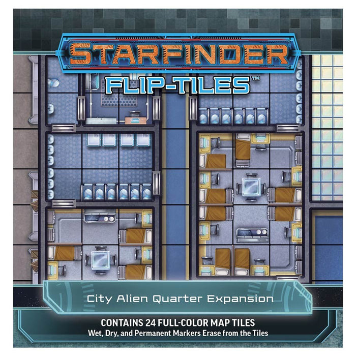 Starfinder: Flip-Tiles - City Alien Quarter Expansion - for just $19.99! 