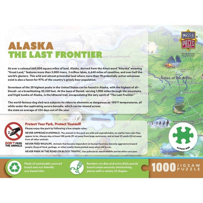 Alaska The Last Frontier 1000 Piece Jigsaw Puzzle - for just $16.99! 