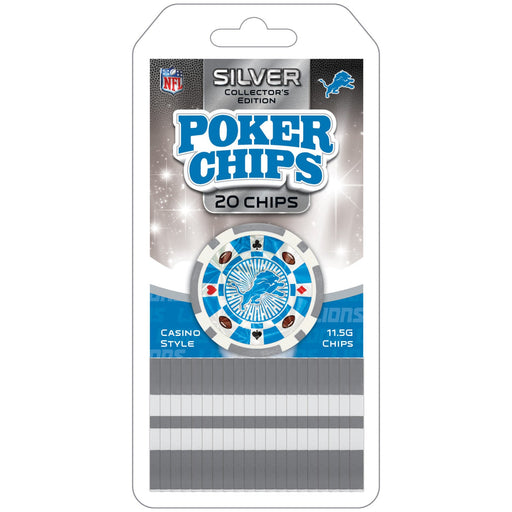 Detroit Lions 20 Piece Poker Chips - Just $5.99! Shop now at Retro Gaming of Denver