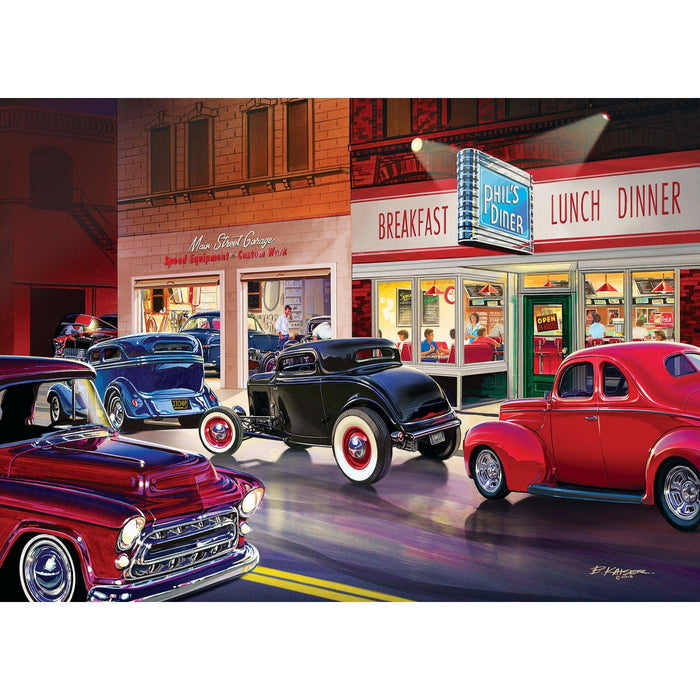Cruisin' Route 66 - Phil's Diner 1000 Piece Jigsaw Puzzle - for just $16.99! 