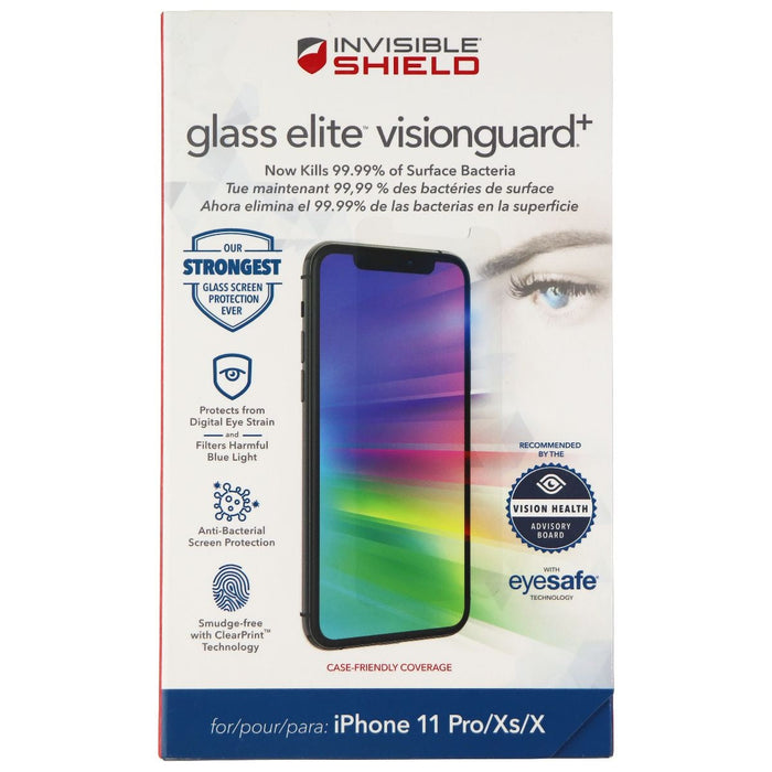 ZAGG (Glass Elite VisionGuard+) Screen Protector for Apple iPhone 11 Pro/Xs/X - for just $29.99! 