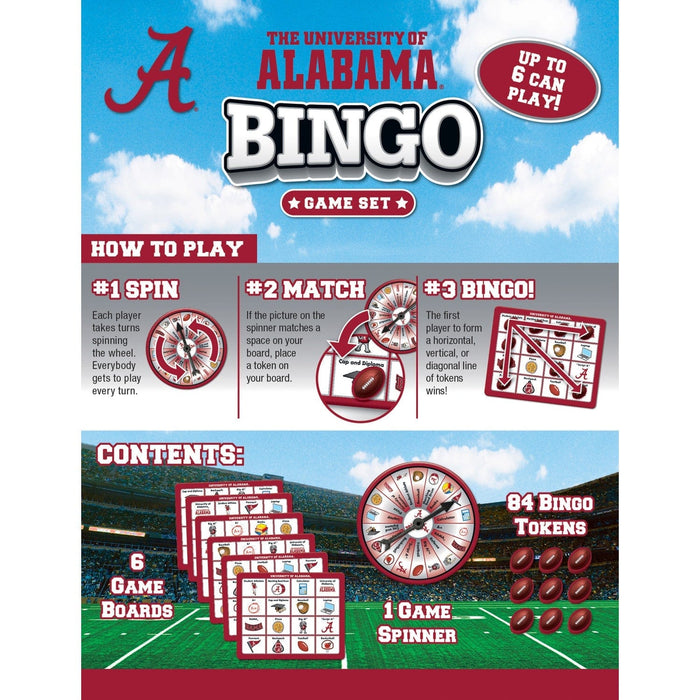 Alabama Crimson Tide NCAA Bingo Game - for just $12.99! 