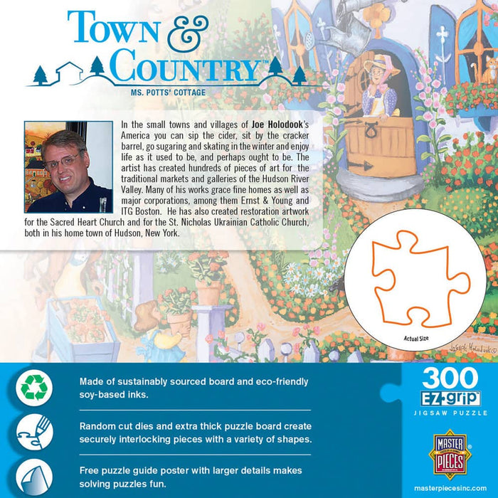 Town & Country - Ms. Potts' Cottage 300 Piece EZ Grip Jigsaw Puzzle - for just $14.99! 