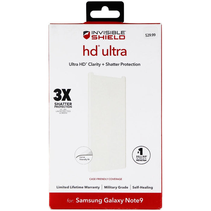 ZAGG InvisibleShield HD Ultra Screen Shatter Protector for Samsung Note 9 - for just $7.99! 