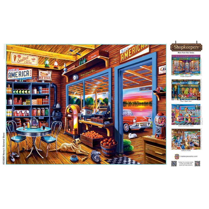 Shopkeepers - Henry's General Store 750 Piece Jigsaw Puzzle - Just $14.99! Shop now at Retro Gaming of Denver