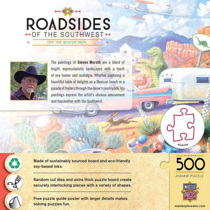 Roadsides of the Southwest - Off the Beaten Path 500 Piece Jigsaw Puzzle - for just $14.99! 