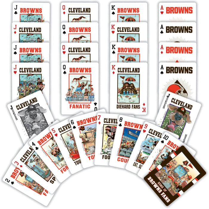 Cleveland Browns Fan Deck Playing Cards - 54 Card Deck - for just $7.99! 